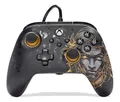 PowerA, Kabelgebundener Gamepad Controller Für Xbox Series X & S, Mit 10 Fuß USB-Kabel, Anti Reibungsringe, Funktioniert Mit Xbox One und Windows, Grau