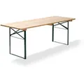Veba Klapptisch 30050, Holz, rechteckig, 220 x 78 x 50cm (B/H/T), natur