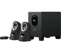 Logitech Z313 2.1 Lautsprecher-System Mit Subwoofer, 50 Watt Spitzenleistung, 3.5 Mm Eingang, Kopfhörerbuchse, Bedienelemente Am Steuergerät, EU Stecker, PC/TV/Tablet/Handy - Schwarz