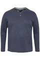!Solid SDVolko Big & Tall Herren Longsleeve Langarmshirt Shirt Baumwollmischung Regular Fit, Farbe: INS BL Mel (7989915), Größe: 4XL