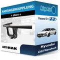 AUTO HAK Anhängekupplung starr passend für Hyundai i30 Fliessheck 16-18 neu