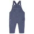 vertbaudet Jumpsuit Baby Latzhose mit Druckknöpfen blau 86