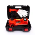 ROGTZ Elektrischer hydraulischer Autoheber erhöht 4 in 1-Boden-Jack-Aufzug-Kit 5-Ton-Fahrzeug-Anhänger-LKW-Trolley Jack-Stand-Reifenwechsel und Notfall-Reifen-Reparatur-Set mit Luftpumpe