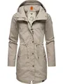 Ragwear Damen Übergangsjacke leichte Jacke lang mit Kapuze Canny Bone24 Gr. L
