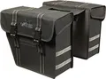 Greenlands Fahrradtasche Doppeltasche Gepäckträgertasche OT-2996 schwarz (25 Liter)