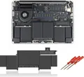 TRADEBIT Akku Ersatz kompatibel für Apple Macbook Pro 13 2015 A1493 - Li-Ion - 6330 mAh - A1582