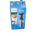 PHILIPS Bodygroom Series 3000 BG3015/15 Rasierer Körper Nass Trocken Akku Blau