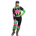 Boland - Skianzug für Damen, Faschingskostüm für Mottoparty, Halloween oder Karneval, 80er Jahre Verkleidung