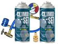 Paket AC ClimaSet FIX Doctor 2x Kältemittel R1234yf Schlauch Adapter Klimagas