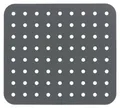 WENKO Abtropfmatte Spülbeckeneinlage KRISTALL, Grau, B 31 cm