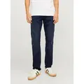Jack & Jones Slim-fit-Jeans JJIGLENN mit Used-Look und Stretchkomfort Abriebeffekte, modisch, slim fit, Baumwollmischung blau 36