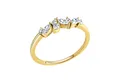 CELESTA Fingerring 375/- Gelbgold Zirkonia