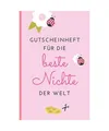 Gutscheinheft für die beste Nichte der Welt: Gutscheinbuch zum Selber Ausfülle