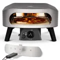 Cozze® Pizzaofen Gas 13 Zoll - Pizza Ofen Gas Outdoor (50mbar) - Tisch Pizzaofen mit Regulator für Pizzen