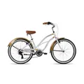 Beachcruiser Fahrrad retro Chrisson Sandy 155-170cm 3 Gang Beach Cruiser Fahrrad