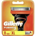 Gillette Klingen Fusion5 8er - Blau/Orange