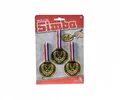 Simba 108612196 - World of Toys - 3 Medaillen zum Umhängen - Neu