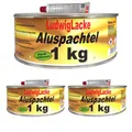 3 Dosen Alu Spachtelmasse für KFZ Reparaturen a 1000 gr
