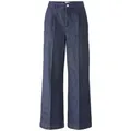 Hessnatur Bequeme Jeans aus Bio-Denim mit Kapok (1-tlg) aus Bio-Denim mit Kapok blau 40