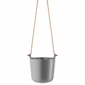 Eva Solo Kräutertopf Hängend Selbstbew. Steinzeug/Nylon Nordisch Grau Ø 15 cm