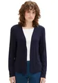 TOM TAILOR Cardigan Ohne Verschluss, dunkelblau