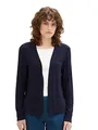 TOM TAILOR Damen Basic Sommer Cardigan , sky captain blue, XXL