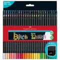 FABER CASTELL BUNTSTIFTE BUNTSTIFT FARBSTIFTE BLACK EDITION 50ER NEU