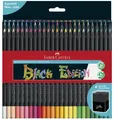 FABER-CASTELL Dreikant-Buntstifte Black Edition, 50er Etui