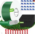 200m Begrenzungskabel Mähroboter + 100 Erdnägel + 20 Kabelverbinder + 10 A