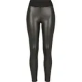 URBAN CLASSICS Leggings Urban Classics Damen Ladies Faux Leather High Waist Leggings (1-tlg) schwarz XS