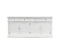 ebuy24 Sideboard Amaretta Sideboard antik weiß, antik patiniert mit