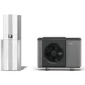 WOLF Luft/Wasser-Wärmepumpen-Center CHC-Monoblock 07/300 inklusive CHA07/400V, Warmwasserspeicher und Bedienmodul - 9146841
