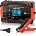 Autobatterieladegerät 8A 12V 24V intelligent mit Temperaturkomp