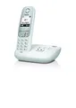 Gigaset A415A Telefon - Schnurloses DECT-Telefon / Mobilteil mit Grafik Display - Dect-Telefon mit Anrufbeantworter / Freisprechfunktion - Analog Telefon, weiß