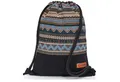 By Bers Turnbeutel Leon By Bers Turnbeutel Beutelrucksack Freizeitrucksack (Tagesrucksack Turnbeutel Beutelrucksack Freizeitrucksack für Strand Sport Festival Freizeit Alltag Einkauf aus Baumwolle Innentasche Schlüsselband), robuste hochwertige Baumwolle - bestens verarbeitet