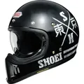 Shoei EX-Zero Xanadu Helm, schwarz-weiss, Größe XS für Männer
