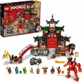 LEGO 71767 NINJAGO Ninja-Dojotempel aus Meister des Spinjitzu, Gebäude-Set mit 5 Räumen, inkl. 8 Minifugren wie Lloyd, Kai und Schlangen-Actionfi... - Beige