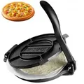VEVOR Tortilla-Presse, 25 cm Taco Presse, Robuste Gusseisen-Tortilladora-Presse, Vorgewürzte Tortilla Maker Tortilla Hersteller mit 100 Stk