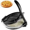 VEVOR BBQ-Toro Gusseisen Tortilla Presse Ø 25 cm Hausgemachte Tortillas Schwarz