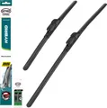 HEYNER® Scheibenwischer Set passend für VW PASSAT B6 (06.2005 - 07.2010) HYBRID Flachbalkenwischer