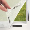 EASYmaxx Insect Protect Fliegengitter Fenster mit Magnetbefestigung | zuschneidbares Moskitonetz | Insektenschutz Fenster bis 150 x 180 cm | Mückenschutz Fliegennetz Magnet - leichte Montage [Weiß]