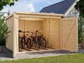 Bikebox Fahrradgarage 4 19 mm naturbelassen