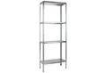 SCHULTE Regalwelt Steckregal mit 4 PowerMAX Fachböden, 65 kg Tragkraft, 180x60x40 cm (HxBxT)