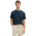 Marc O'Polo T-Shirt in softer Slub-Jersey-Qualität blau S (46)