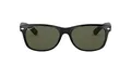 Ray Ban RB2132 Wayfarer Sonnenbrille Wayfarer Polarized,Schwarz (55 m),, Black Brown Color Mix, 55 mm