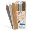 gravurART Siegellack 1241, gold, silber, bronze, mit Docht, 40g, flexibel, 3 Stangen