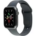 Apple Watch Series 5 40 mm Aluminiumgehäuse space grau am Sportarmband schwarz [Wi-Fi]