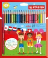 STABILO - Buntstift - color - 24er Pack - mit 24 verschiedenen Farben inklusive 4 Neonfarben