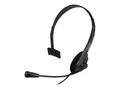 LogiLink HS0054, Kabelgebunden, Büro/Callcenter, 20 - 20000 Hz, Kopfhörer, Schwarz
