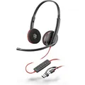 poly Blackwire 3220 USB-Headset schwarz